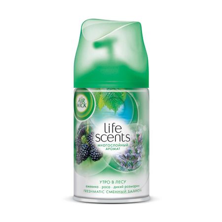 Сменный баллон для автоматического освежителя воздуха Air Wick Life Scents Утро в лесу 250 мл