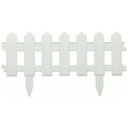Ограждение Палисадник 190x30 см цвет белый что почему зачем чей носик чьи ушки 40 окошек