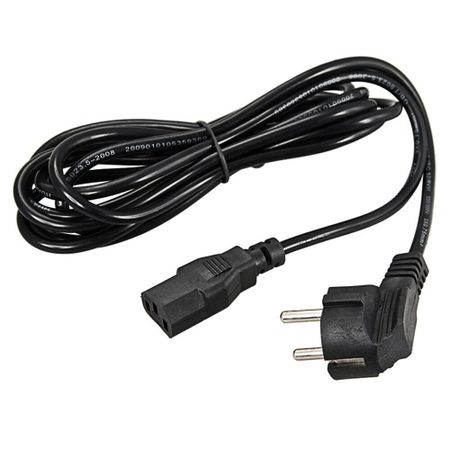 Шнур сетевой с вилкой с разъемом С13 1,8 м ПЭ 3х0,75 кв.мм 10 А Rexant черный (11-1121) eleabc rj11 6p6c сетевой разъем 6pin