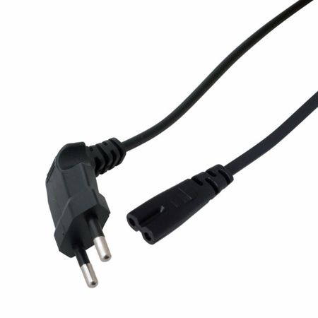 Шнур сетевой с вилкой с разъемом С7 1,5 м ПВС 2х0,75 кв.мм 2,5 А Rexant черный (11-1104) eleabc rj11 6p6c сетевой разъем 6pin