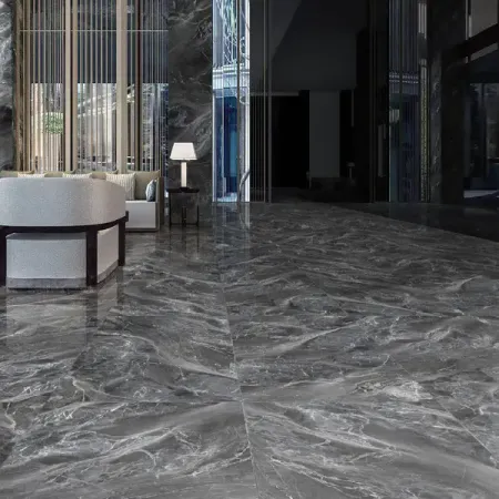 Керамогранит Concor Galaxy Black 120x60 см 1.44 м² полированный цвет черный