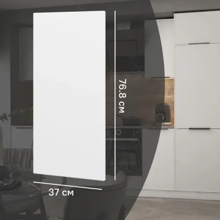 Фальшпанель для кухонного шкафа Инта 37x76.8 см Delinia ID МДФ цвет белый huano микропереключатель для мыши синяя оболочка белая точка 20 млн циклов