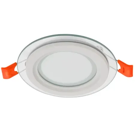 Светильник точечный светодиодный встраиваемый IEK 1620 под отверстие 75 мм 6 Вт стекло теплый белый свет