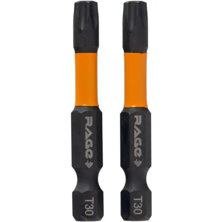 Бита ударная Rage 554150 T30x50 мм, 2 шт.