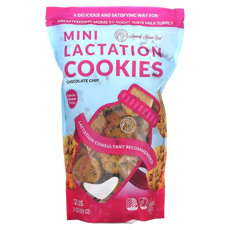 Mommy Knows Best, Mini Lactation Cookies, Chocolate Chip, 10 oz (570 g) 