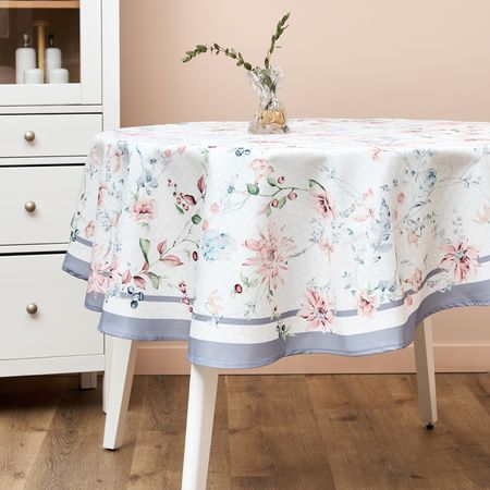 Скатерть круглая Fantasia цк 145х145 азбука лоскутная