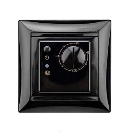 Терморегулятор механический для теплого пола Rexant RX-308B черный умный термостат для теплого пола bseed zigbee