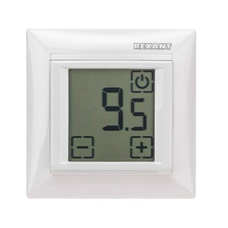 Терморегулятор сенсорный для теплого пола Rexant RX-419B белый wifi термостат для теплого пола