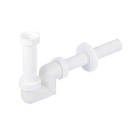 Сифон для раковины Alcadrain 1 1/4х32 мм без выпуска белый (A45F-DN32/AG210902132)
