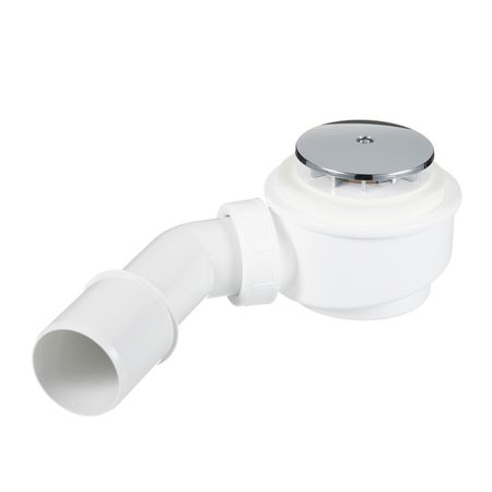 Сифон для душевого поддона Alcadrain 50х40 мм регулируемый с выпуском d50 мм (A471CR-50/AG210252150)