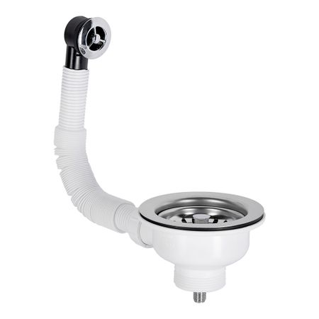 Выпуск для мойки McAlpine 1 1/2 с переливом хром (OFR2-113S)