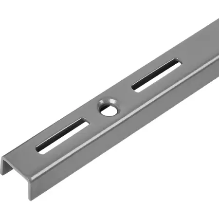 Направляющая однорядная Spaceo 100 см цвет серый veekaft 2040 profile направляющая 40мм 100 800 мм