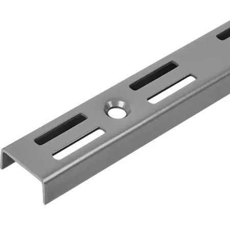 Направляющая двухрядная Spaceo 250 см цвет серый veekaft 2040 profile направляющая 40мм 100 800 мм