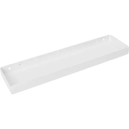 Полка для перфопанели Spaceo 30.6x2.2x8.3 см сталь цвет белый панель cgz molle подходит для jeep wrangler jl 4 дверный hardtop 2018 2019 2020 2021 2022 2023 задняя полка багажника багажник для хранения стеллажи для debri