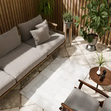 Циновка Дели 80x120 см полипропилен 84107_53211 цвет серый михаил юровский тропами пилигрима пешком по индии от ганга до дели…