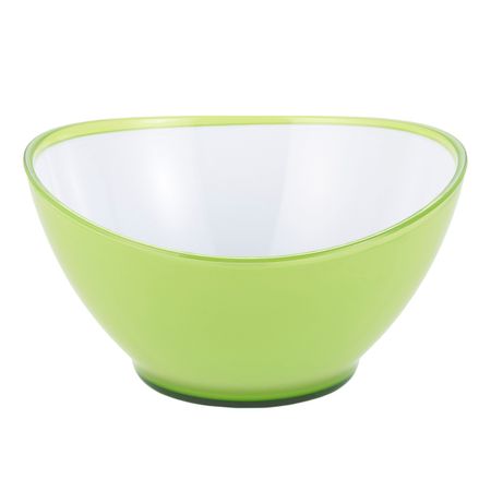 Салатница Gipfel Lumino круглая зеленая 13х7 см