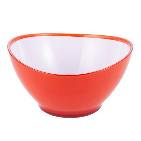 Салатница Gipfel Lumino круглая красная 13х7 см