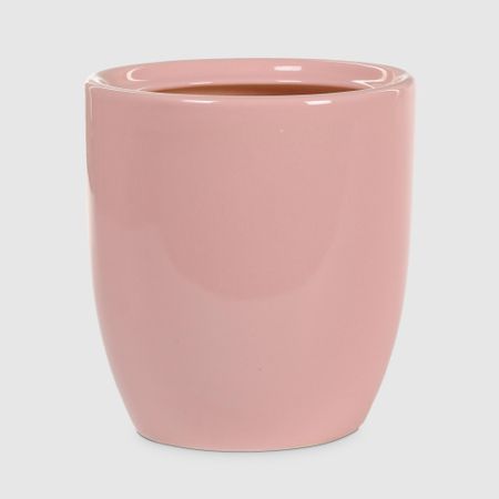 Кашпо Гончар Идеал малый розовый,d-17 см, h-16 см., v-2,1 л. кашпо с рельефными полосками керамика 8х8 12 07330 202306 110