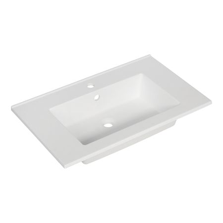 Раковина для тумбы Paola Parma 75 см литьевой мрамор (00-00008249)