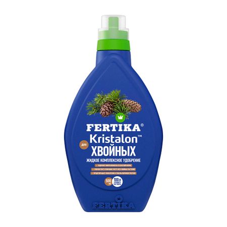 Удобрение минеральное жидкое для хвойных растений Кристалон Fertika 0,5 л
