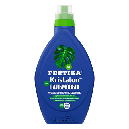 Удобрение минеральное жидкое для фикусов и пальм Кристалон Fertika 0,5 л