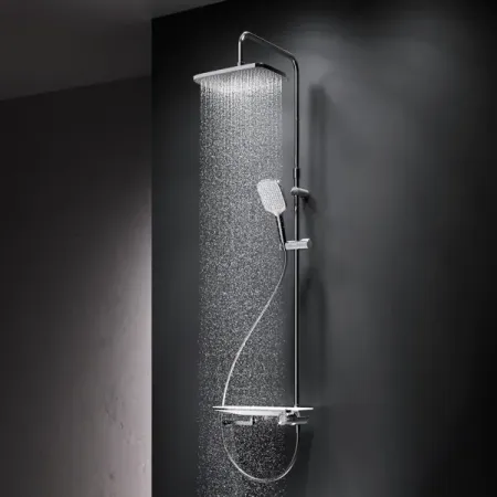 Душевая система AM.PM Flash F079SQ700 со смесителем 3 режима цвет хром