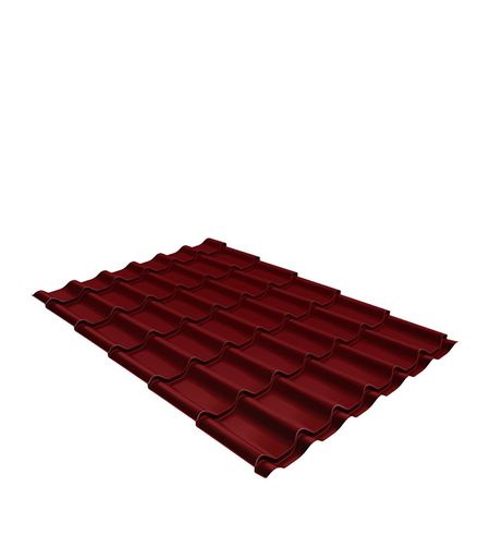 Металлочерепица 1,18х1,15 м 0,5 мм Классик красное вино RAL 3005 полиэстер книга для записей а4 100л кл розовые волны 7бц глянцевая ламинация офсет 60г м2