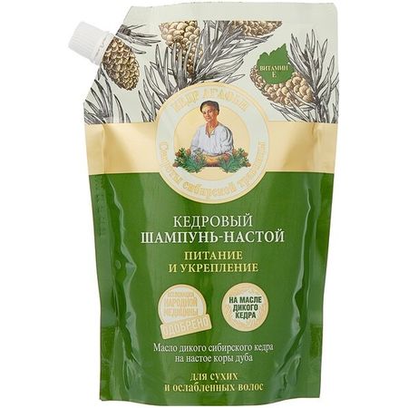 Шампунь-настой для волос Первое решение Рецепты бабушки Агафьи Питание и укрепление кедровый 500 мл
