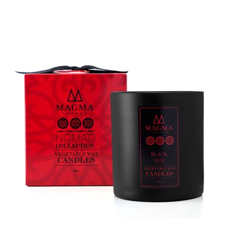 Аромасвеча Magma Черный уд 380 мл