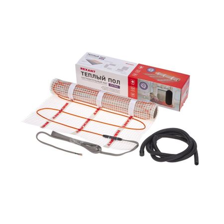 Теплый пол нагревательный мат Rexant Extra 5 кв.м 160 (800) Вт индукторы eternalfar 0510 1w 20 шт