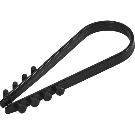 Дюбель-хомут Duwi ДХК 11-18 для круглого кабеля цвет черный 10 шт. jst 1 25mm разъемы для кабеля 10 шт