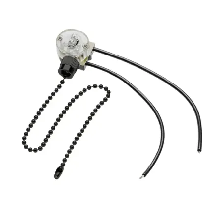 Выключатель на цепочке 20 см цвет черный