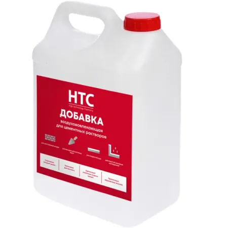 Добавка воздухововлекающая для цементных растворов HTC 5 л