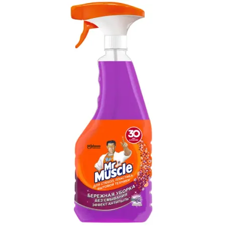Средство для мытья стекол Мистер Мускул Лаванда 530мл