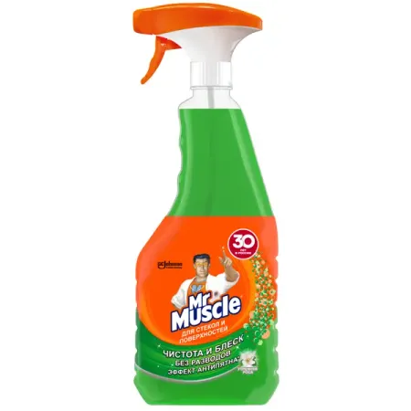 Средство для мытья стекол Мистер Мускул Утренняя Роса 530мл