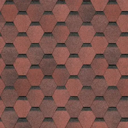 Гибкая черепица Dacha Rustic красный 3 м²