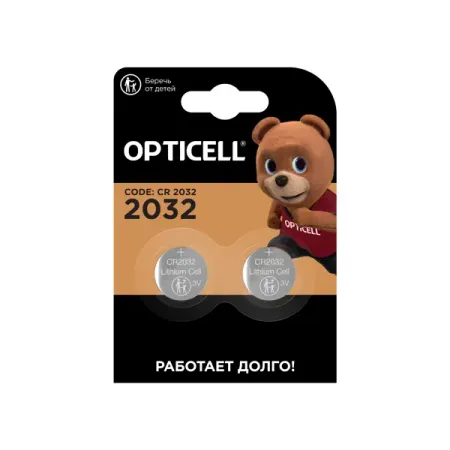 Батарейка Opticell Basic алкалиновая CR2032 2 шт.