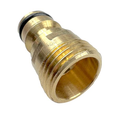 Адаптер 1/2 для соединения шлангов Профитт наружная резьба латунный (0102716-RCS) адаптер для заправки пропана 1 фунт латунный 2 шт