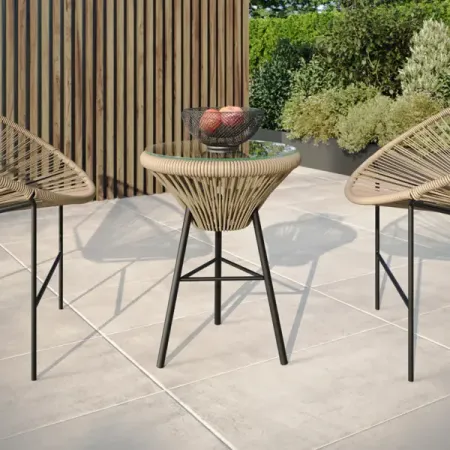 Столик круглый Acapulco 42x42 см бежевый столик журнальный art champ 120х60х45 см