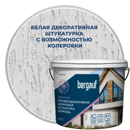 Штукатурка декоративная акриловая Dekor Pasta Короед 25 кг