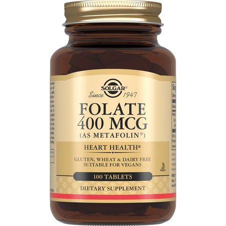 Фолат Метафолин Solgar/Солгар таблетки 400мкг 250мг 100шт