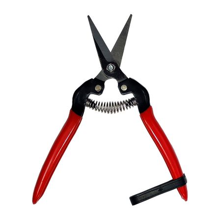 Ножницы цветочные с обрезиненными рукоятками (010161) ножницы 175мм double с тефлоновыми лезвиями berlingo