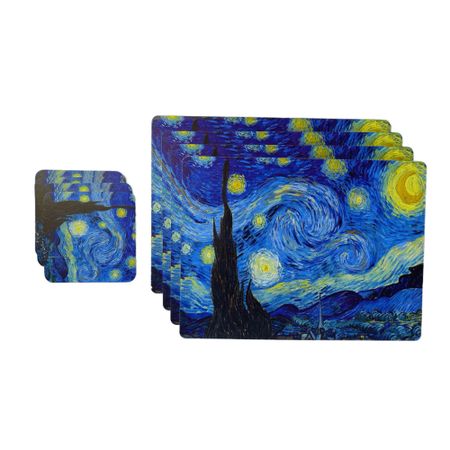 Набор подставок Genlex звездная ночь 4 шт + костер 4 шт