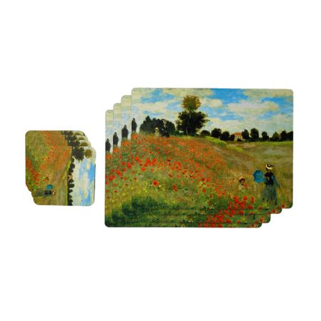 Набор подставок Genlex поле маков 4 шт + костер 4 шт