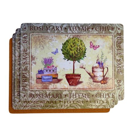 Набор подставок Genlex прованские травы 4 шт + костер 4 шт