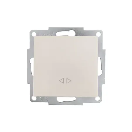 Выключатель промежуточный встраиваемый Lezard Vesna 1 клавиша цвет жемчужно-белый перламутр