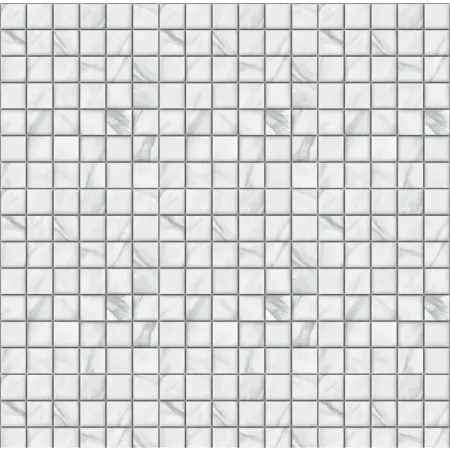 Пленка самоклеящаяся Плитка мраморная 0.60x8 м цвет белый 100 мкр плитка декоративная бетонная white hills бергамо брик белый