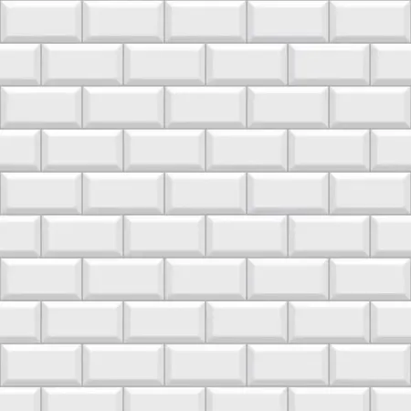 Пленка самоклеящаяся Плитка глянцевая 0.60x8 м цвет белый 100 мкр плитка декоративная бетонная white hills бергамо брик белый