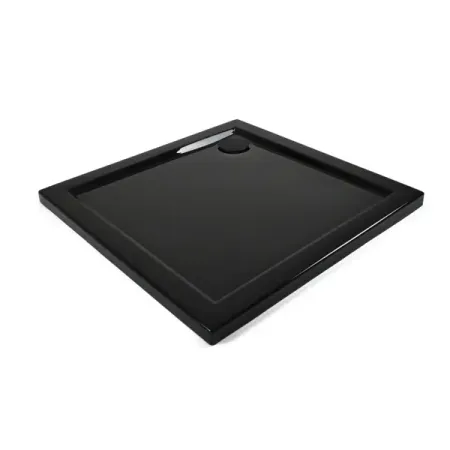 Душевой поддон Metakam Apart Black квадратный акриловый 90x90 см сифон в комплекте