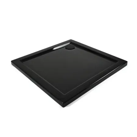 Душевой поддон Metakam Apart Black квадратный акриловый 100x100 см сифон в комплекте